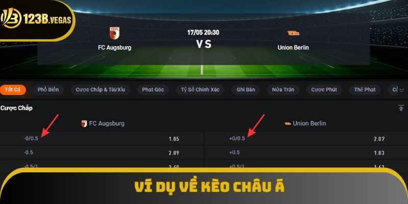 Bảng kèo châu Á điển hình bạn có thể dễ dàng bắt gặp Bảng kèo châu Á điển hình bạn có thể dễ dàng bắt gặp