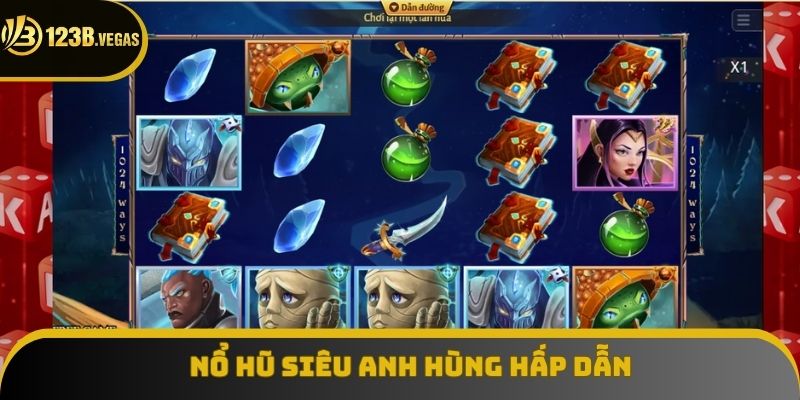 Nổ Hũ Siêu Anh Hùng: Đồ Họa 3D Bắt Mắt, Tính Năng Hiện Đại